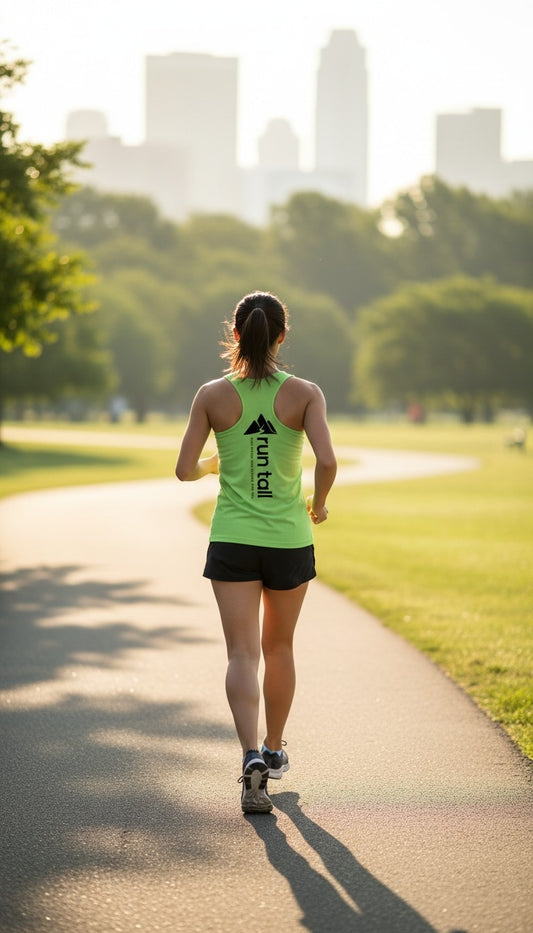Run Tall Women's PosiCharge ® Competitor ™ Tank (Black Logo)