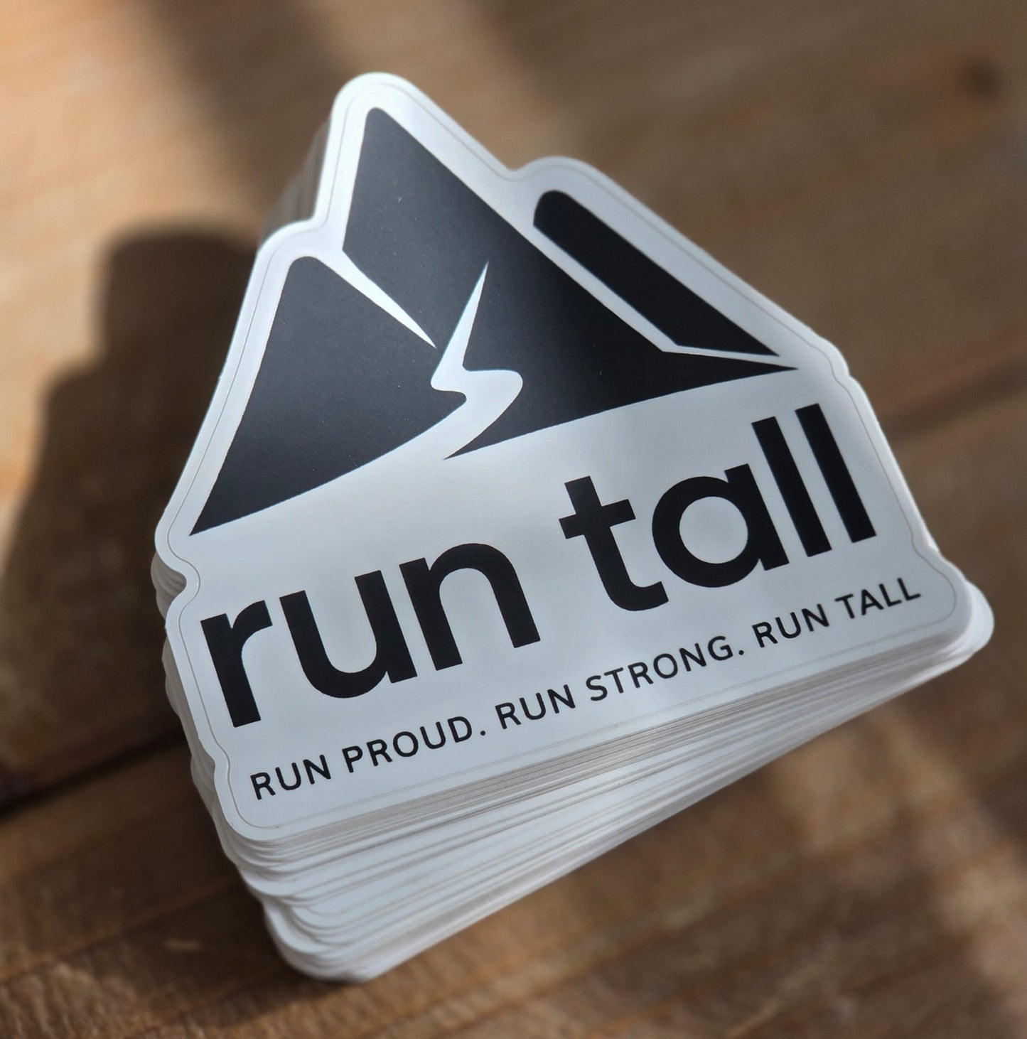 Run Tall Stickers