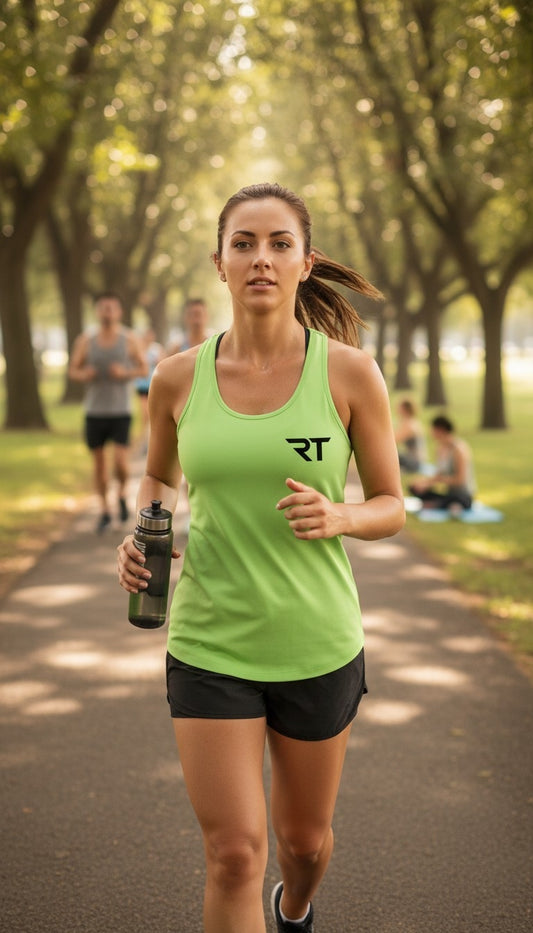 Run Tall Women's PosiCharge ® Competitor ™ Tank (Black Logo)