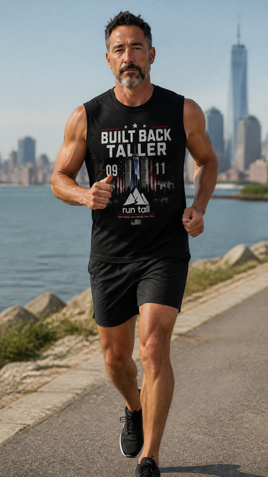 Run Tall Men's Limited Edition 9/11 Tank (Black)