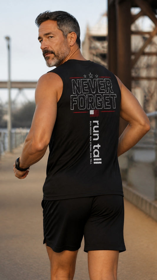 Run Tall Men's Limited Edition 9/11 Tank (Black)